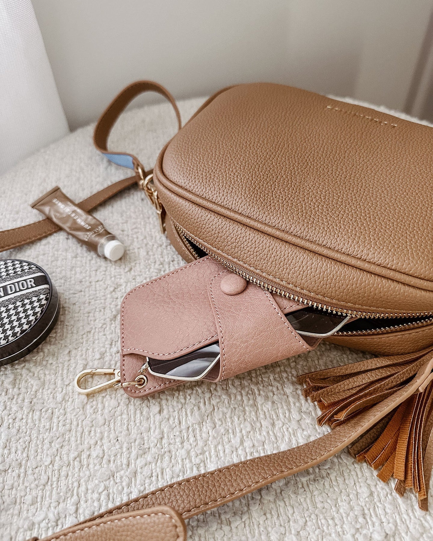 Skittle Sunglass Case (Blush) - Something For Me​​