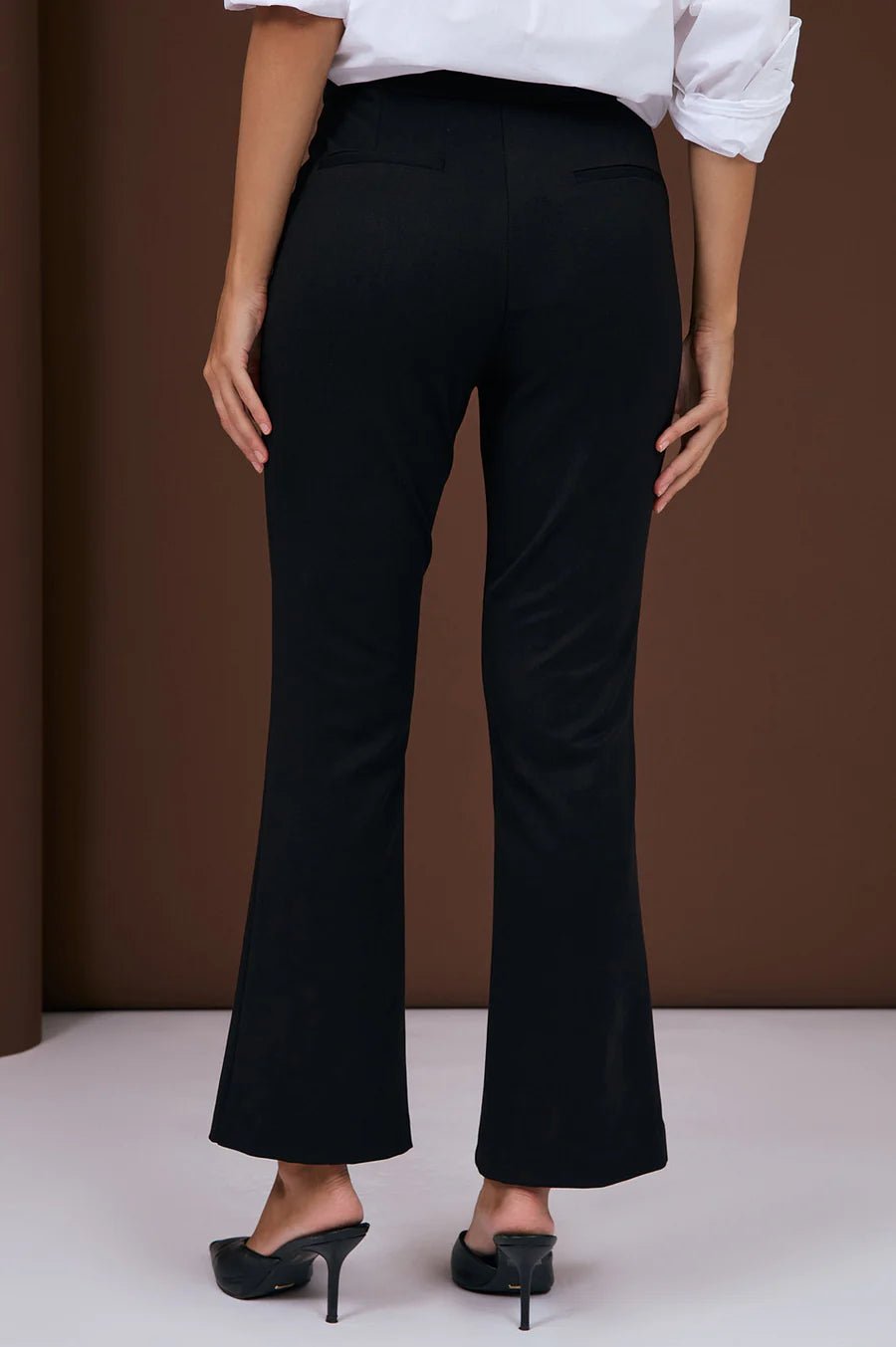 Sonny Straight Leg Pant (Black) - Something For Me​​