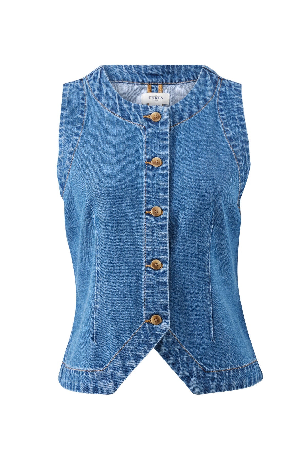 Summer Denim Vest (Fresh Indigo) - Something For Me​​