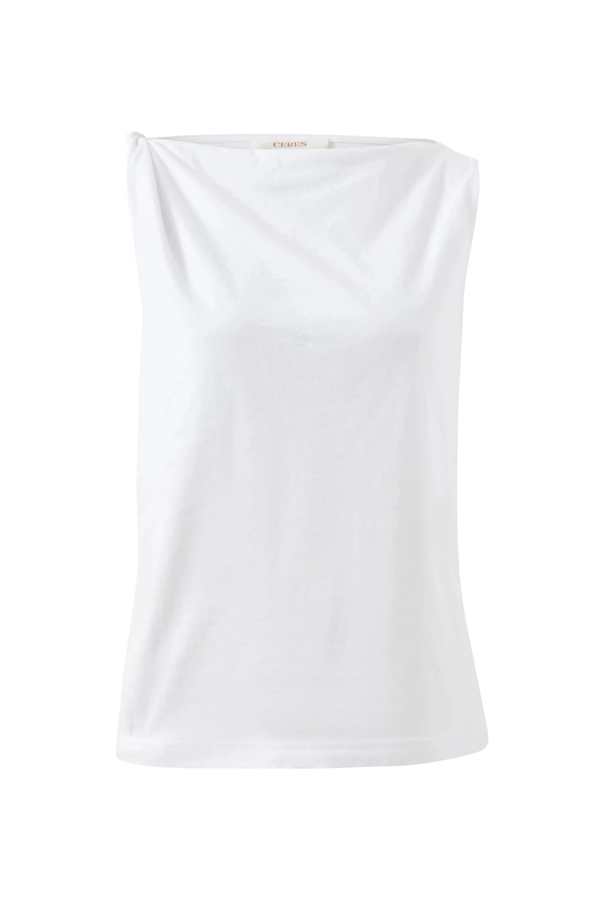 Tahlia Twist Strap Tank (White) - Something For Me​​