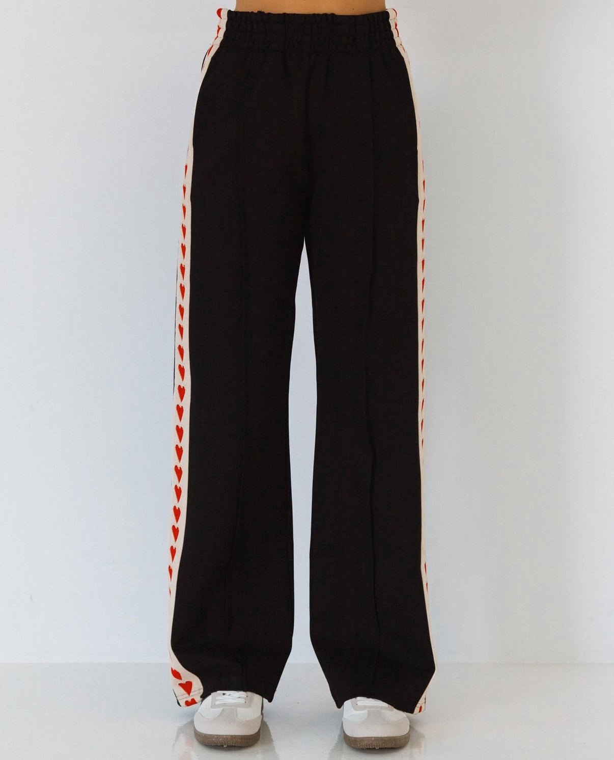 Talia Track Pants (Red Heart) - Something For Me​​