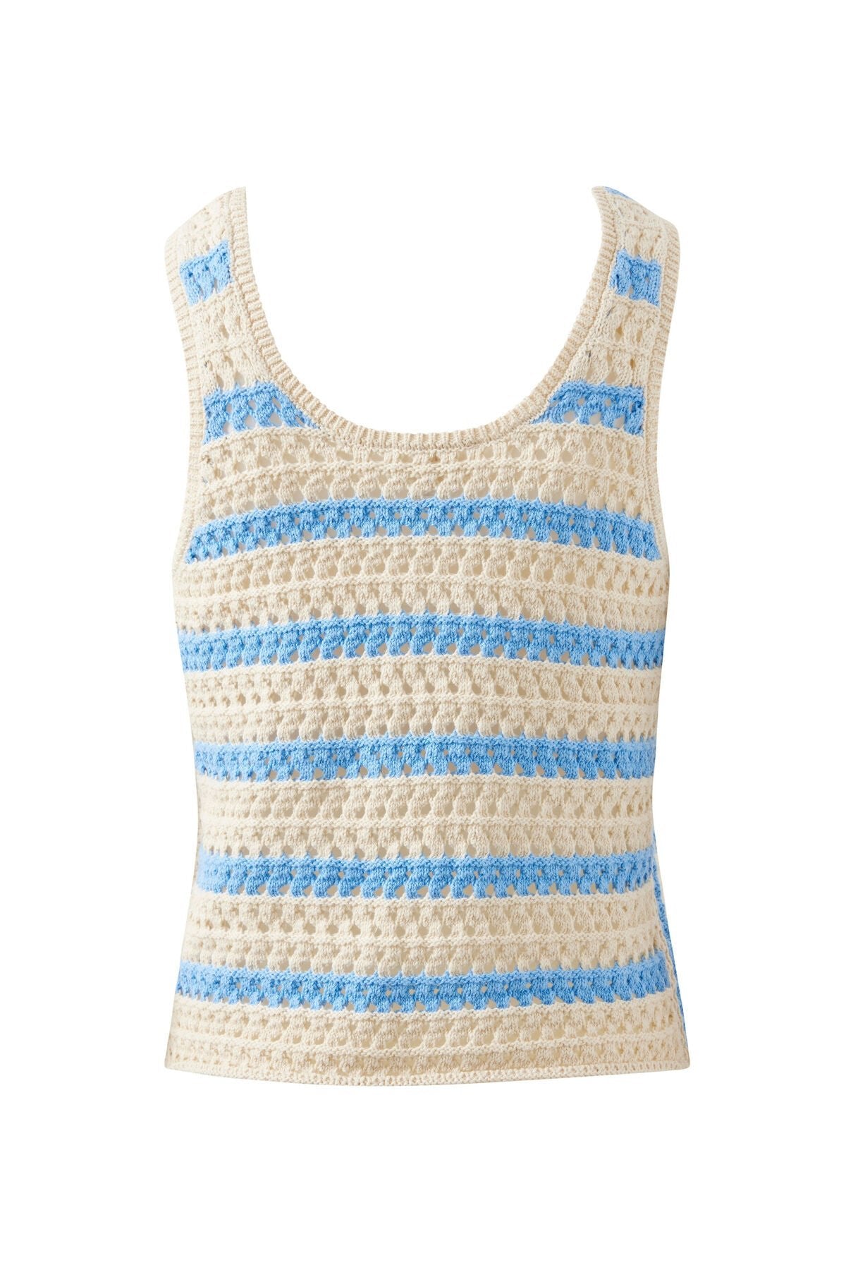 Talulah Knit Tank (Powder Blue Stripe) - Something For Me​​