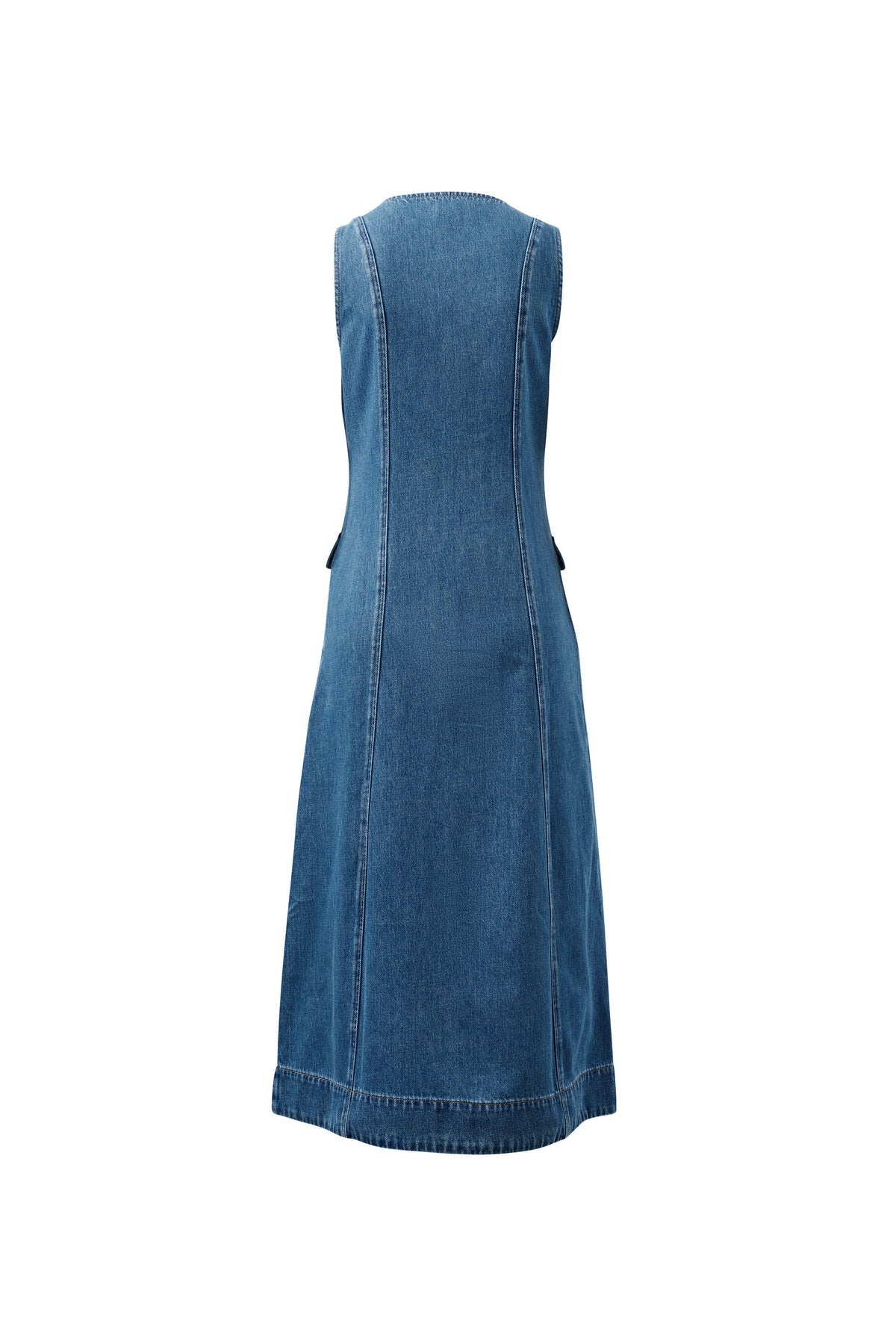 Taylor Denim Midi Dress (Fresh Indigo) - Something For Me​​