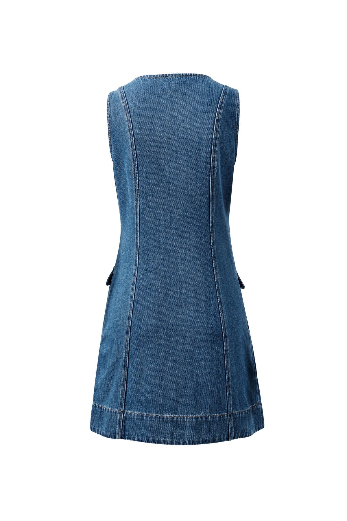 Taylor Denim Mini Dress (Fresh Indigo) - Something For Me​​