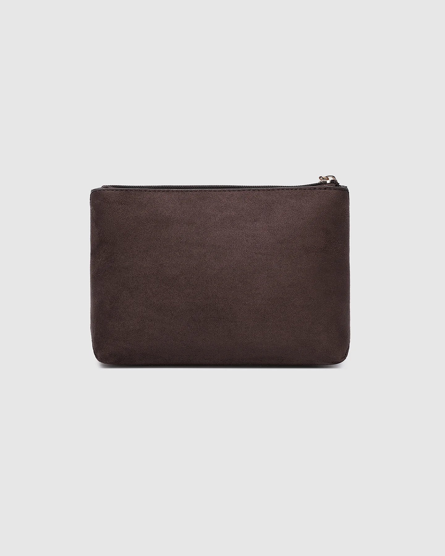 The Everyday Suedette Pouch (Chocolate) - Something For Me​​