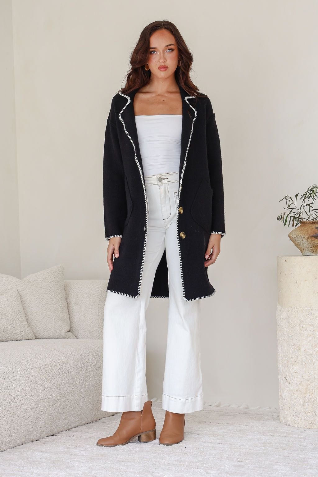 Thea Cardigan (Black) - Something For Me​​