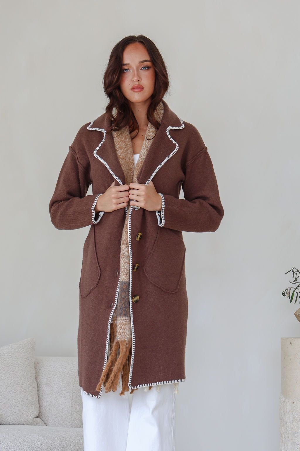 Thea Cardigan (Chocolate) - Something For Me​​