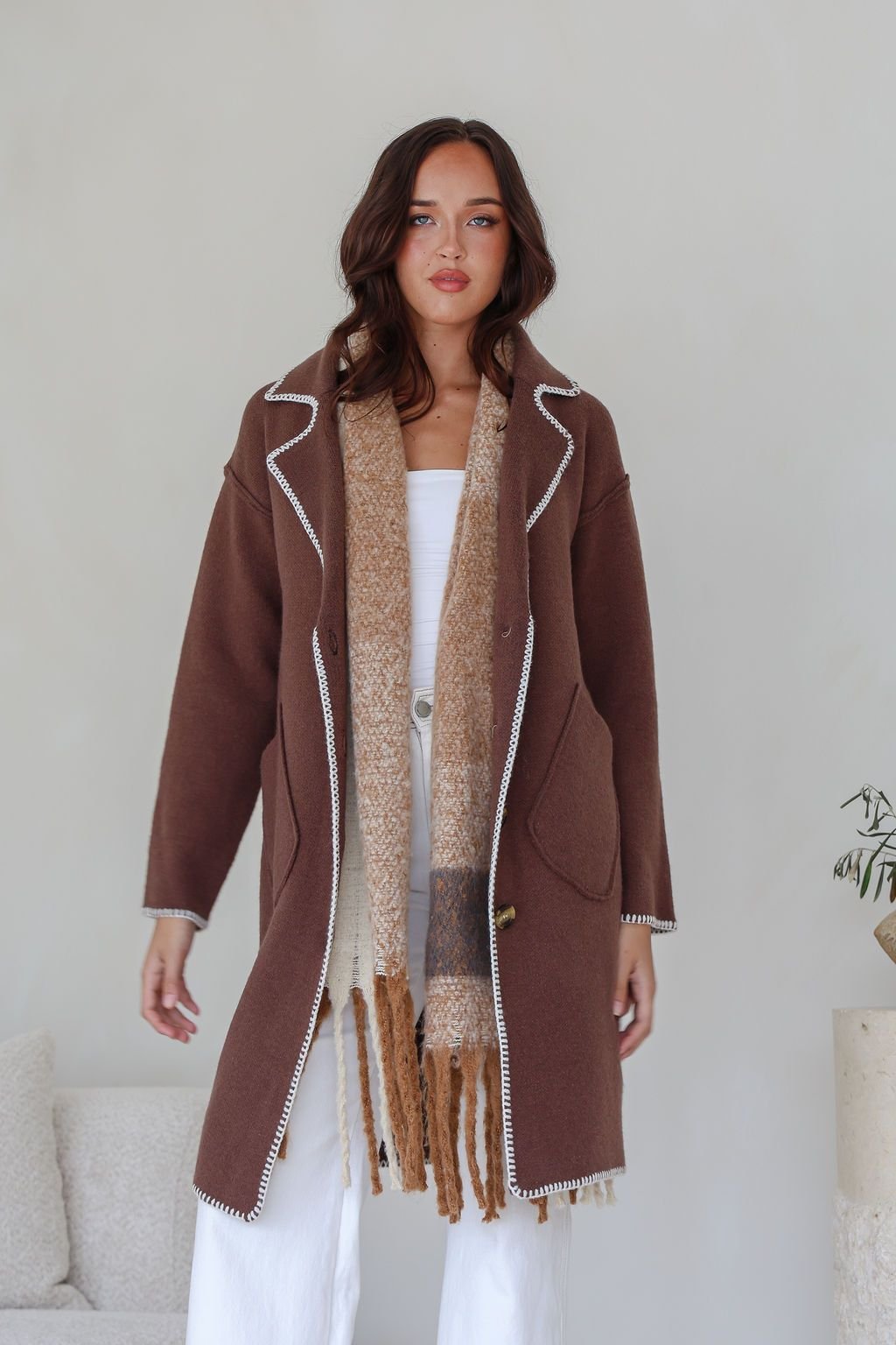 Thea Cardigan (Chocolate) - Something For Me​​