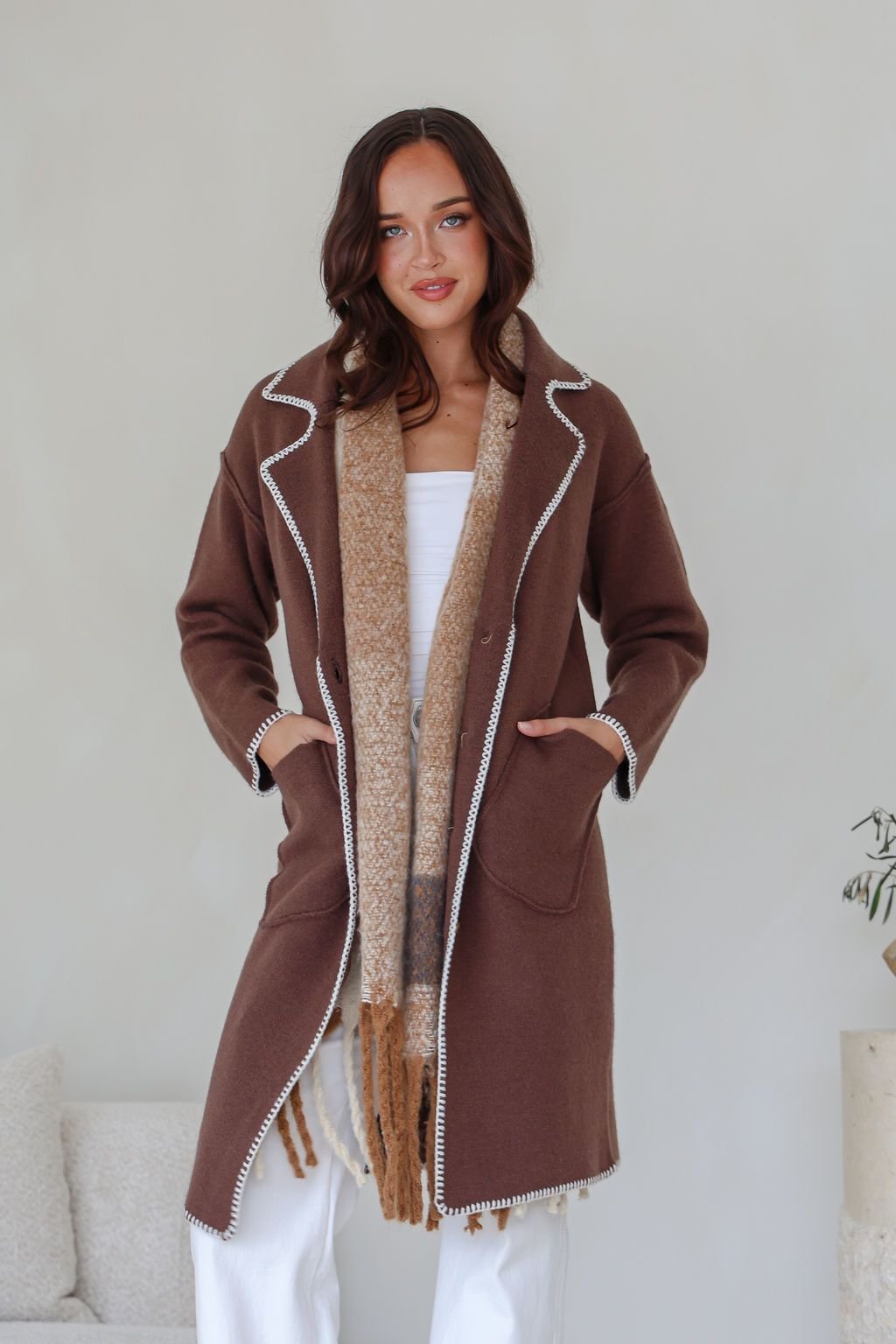 Thea Cardigan (Chocolate) - Something For Me​​