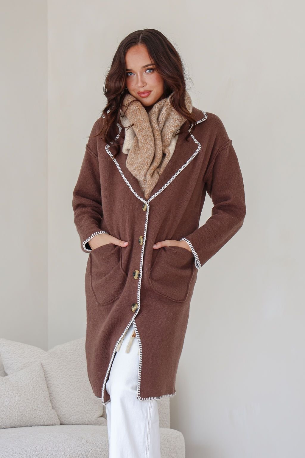 Thea Cardigan (Chocolate) - Something For Me​​