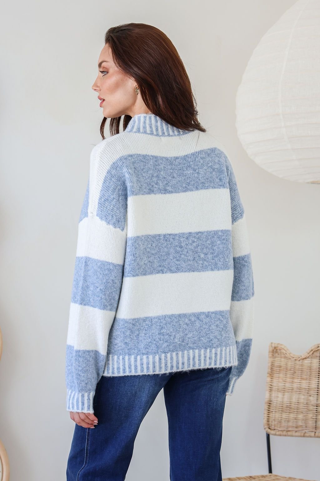 Tilly Knit (Blue/Ivory) - Something For Me​​