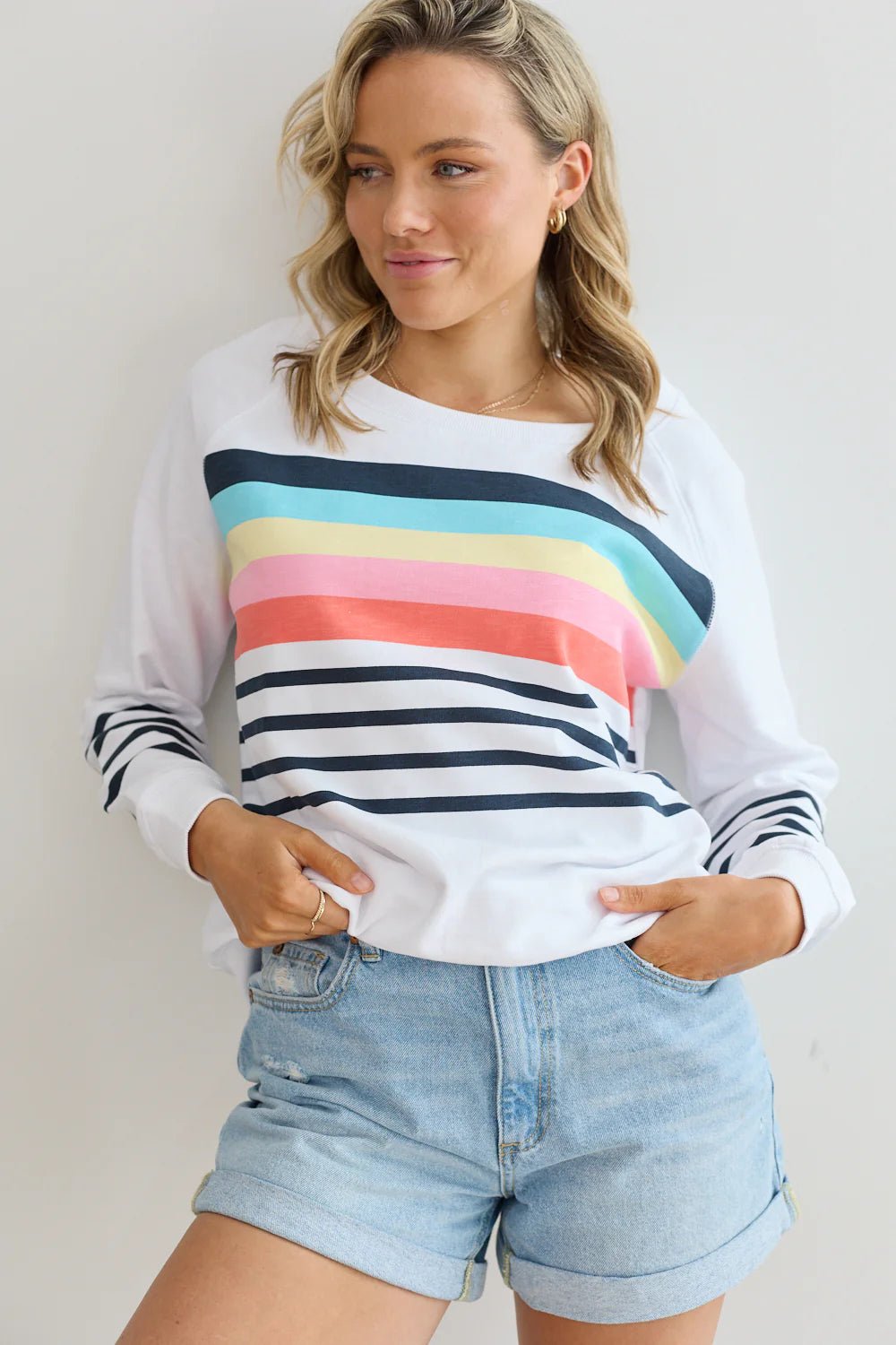 Viktoria Sweater (White) - Something For Me​​