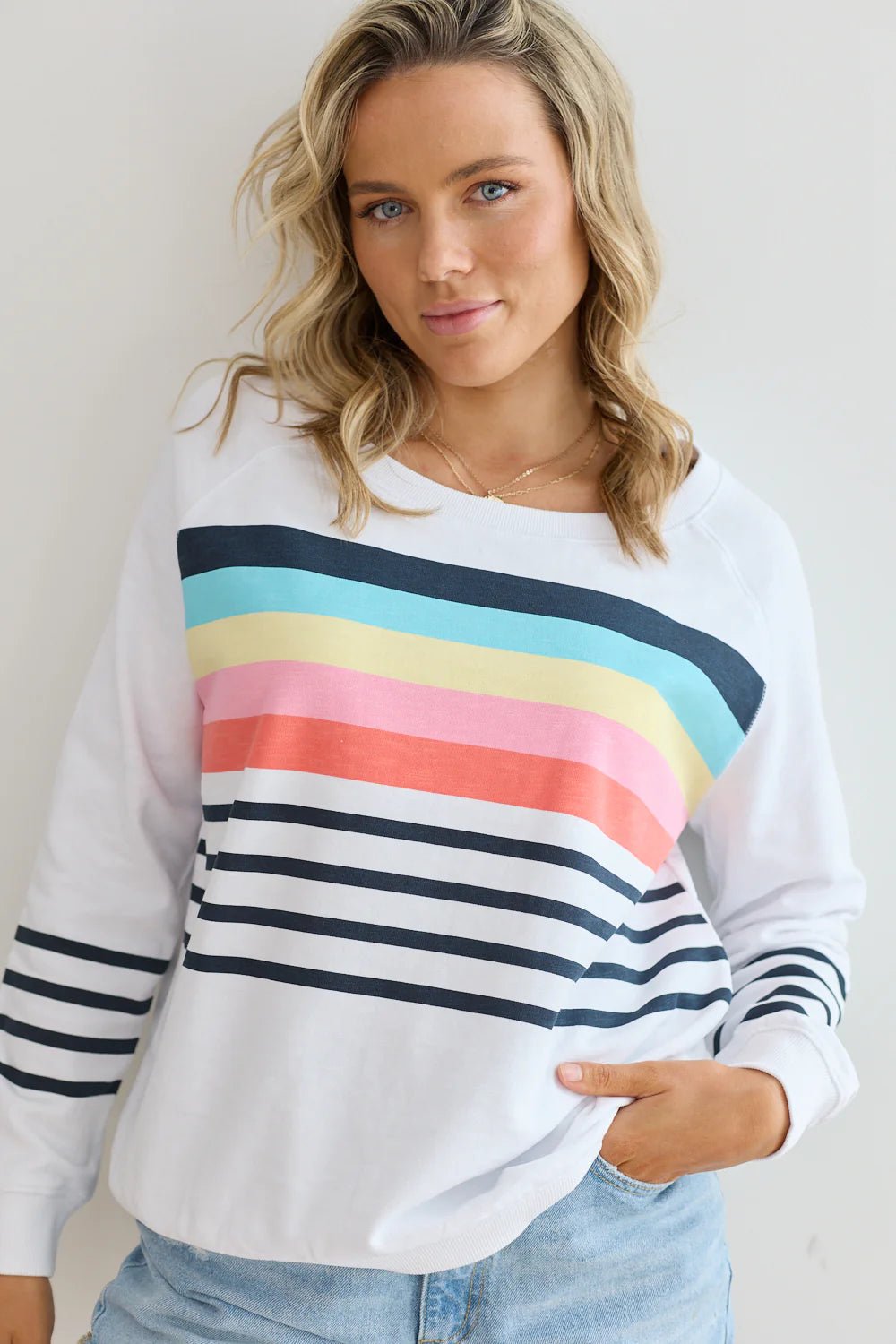 Viktoria Sweater (White) - Something For Me​​
