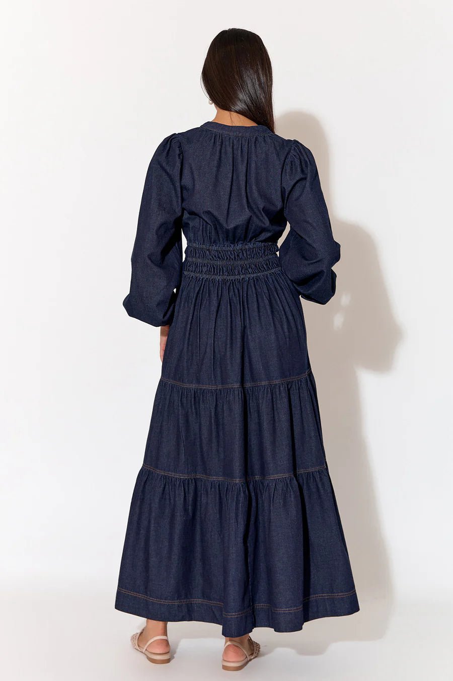 Violette Long Sleeve Denim Dress - Something For Me​​