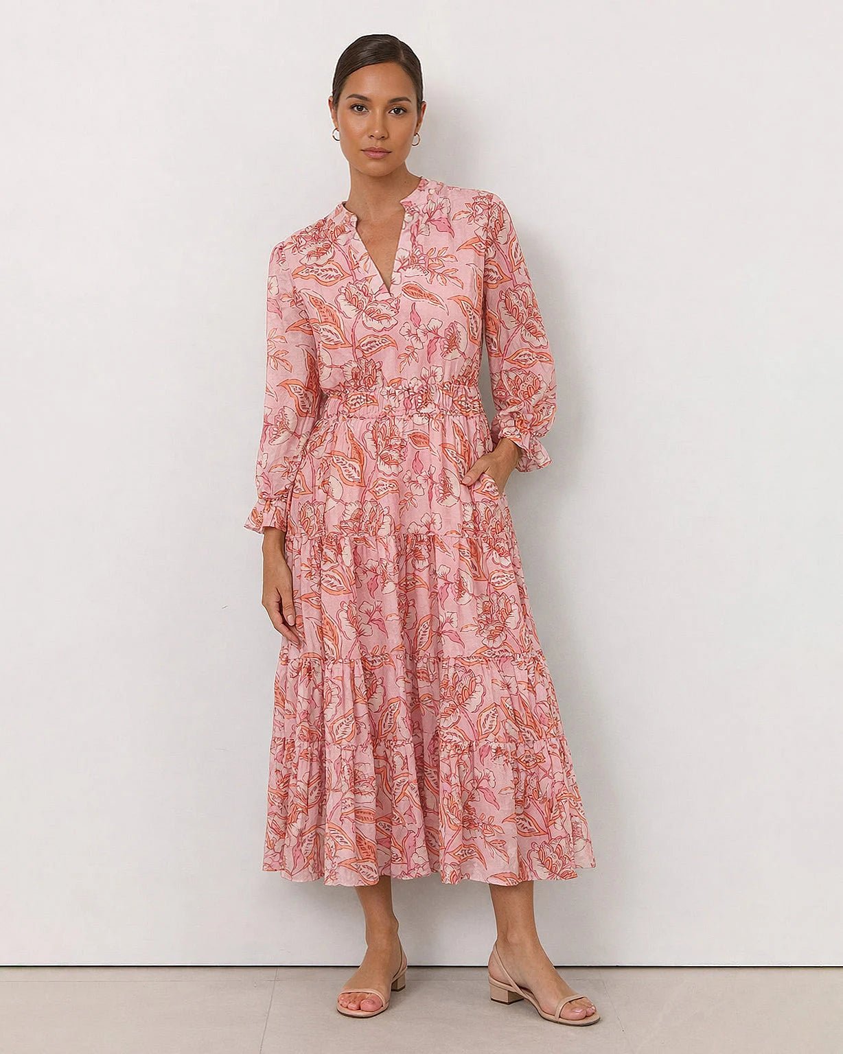 Waist Detail Dress (Blush) - Something For Me​​