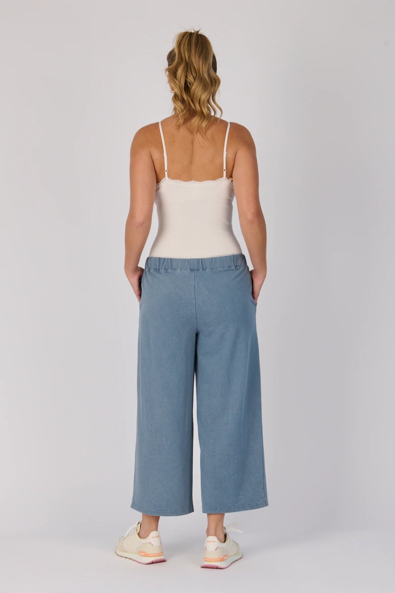 Wide Leg Cullotte (Blue) - Something For Me​​