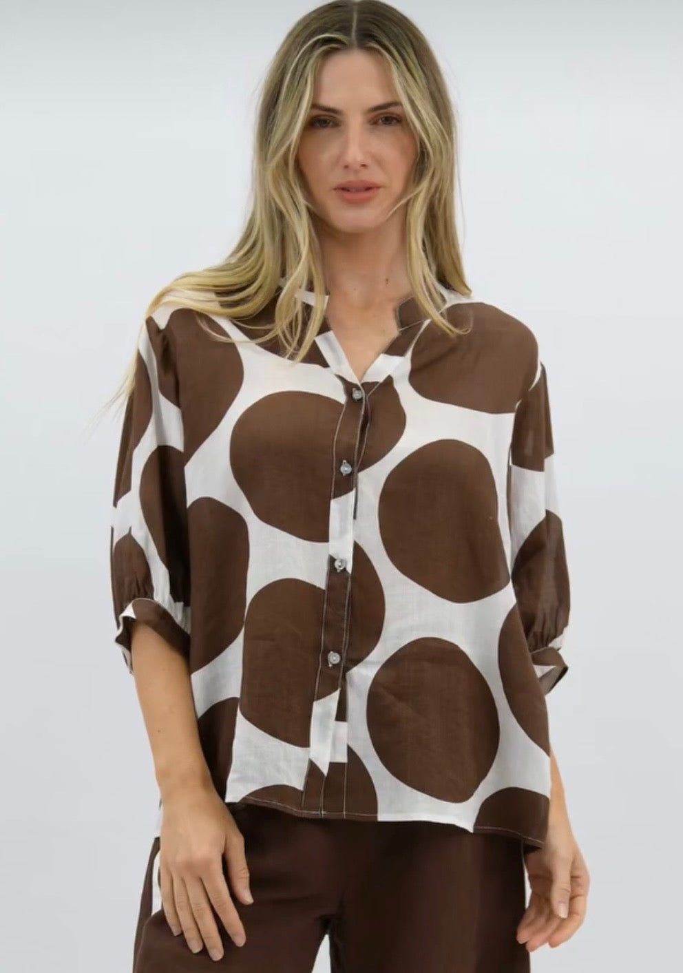 Willow Shirt (Chocolate) - Something For Me​​