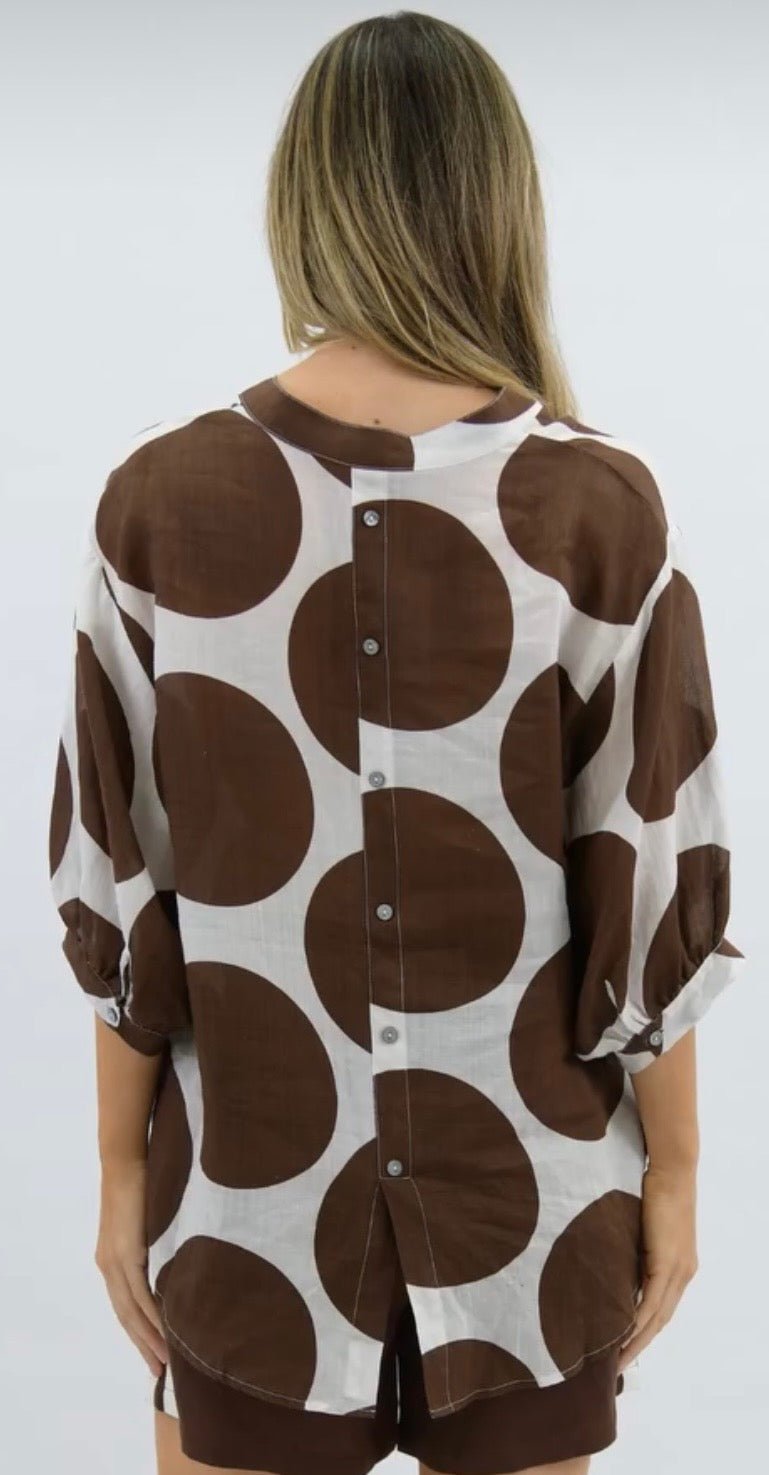 Willow Shirt (Chocolate) - Something For Me​​