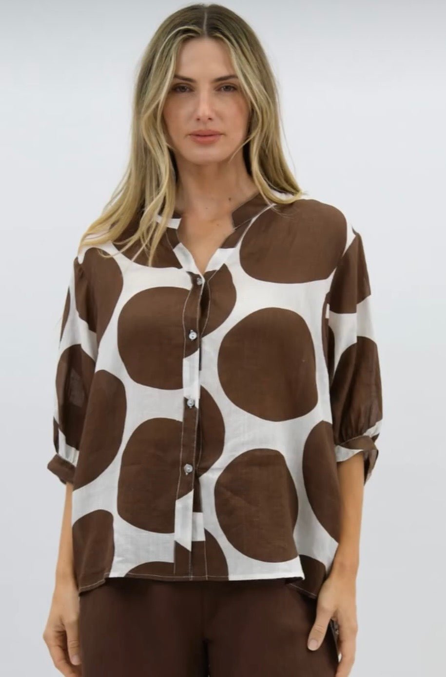 Willow Shirt (Chocolate) - Something For Me​​