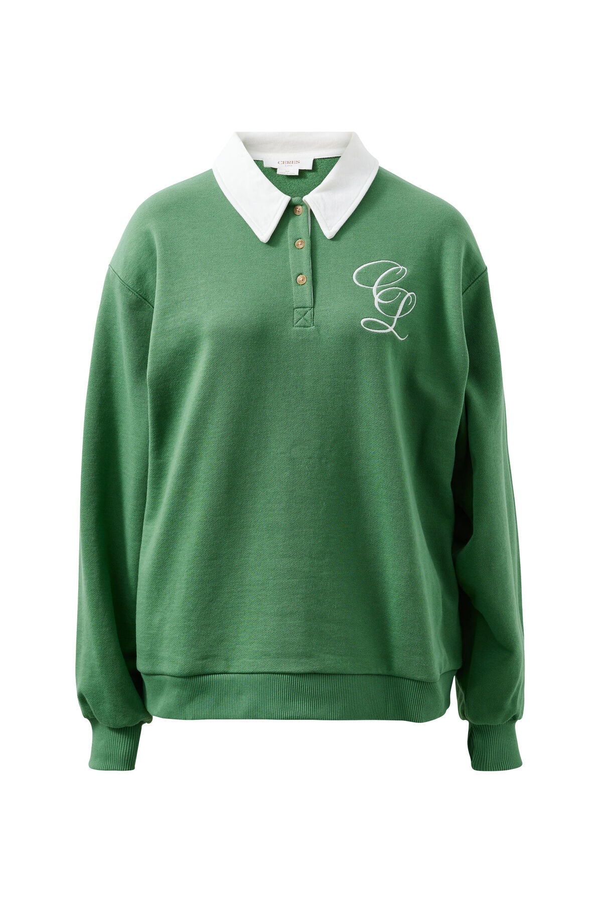 Wren Rugby Sweat (Pistachio White Club Logo) - Something For Me​​
