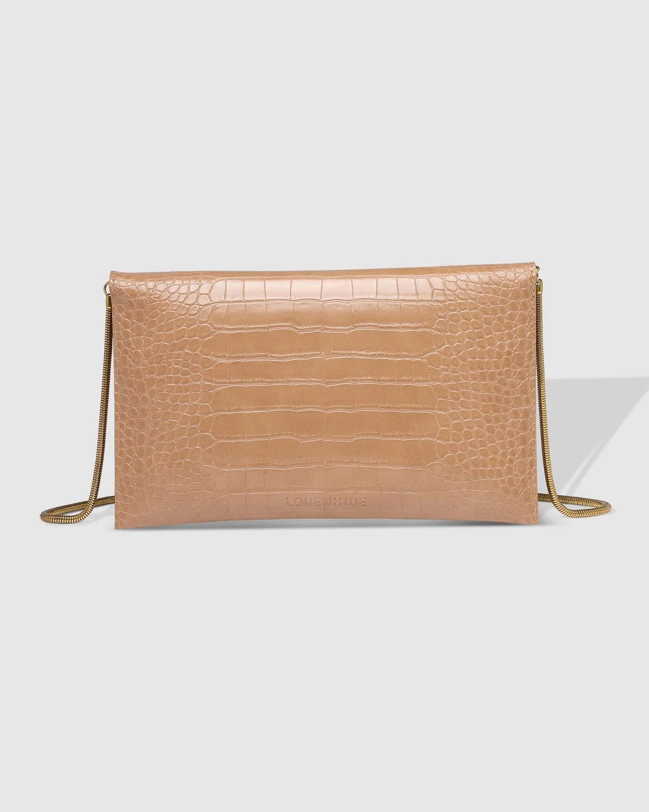 Zoe Clutch (Croc Camel) - Something For Me​​