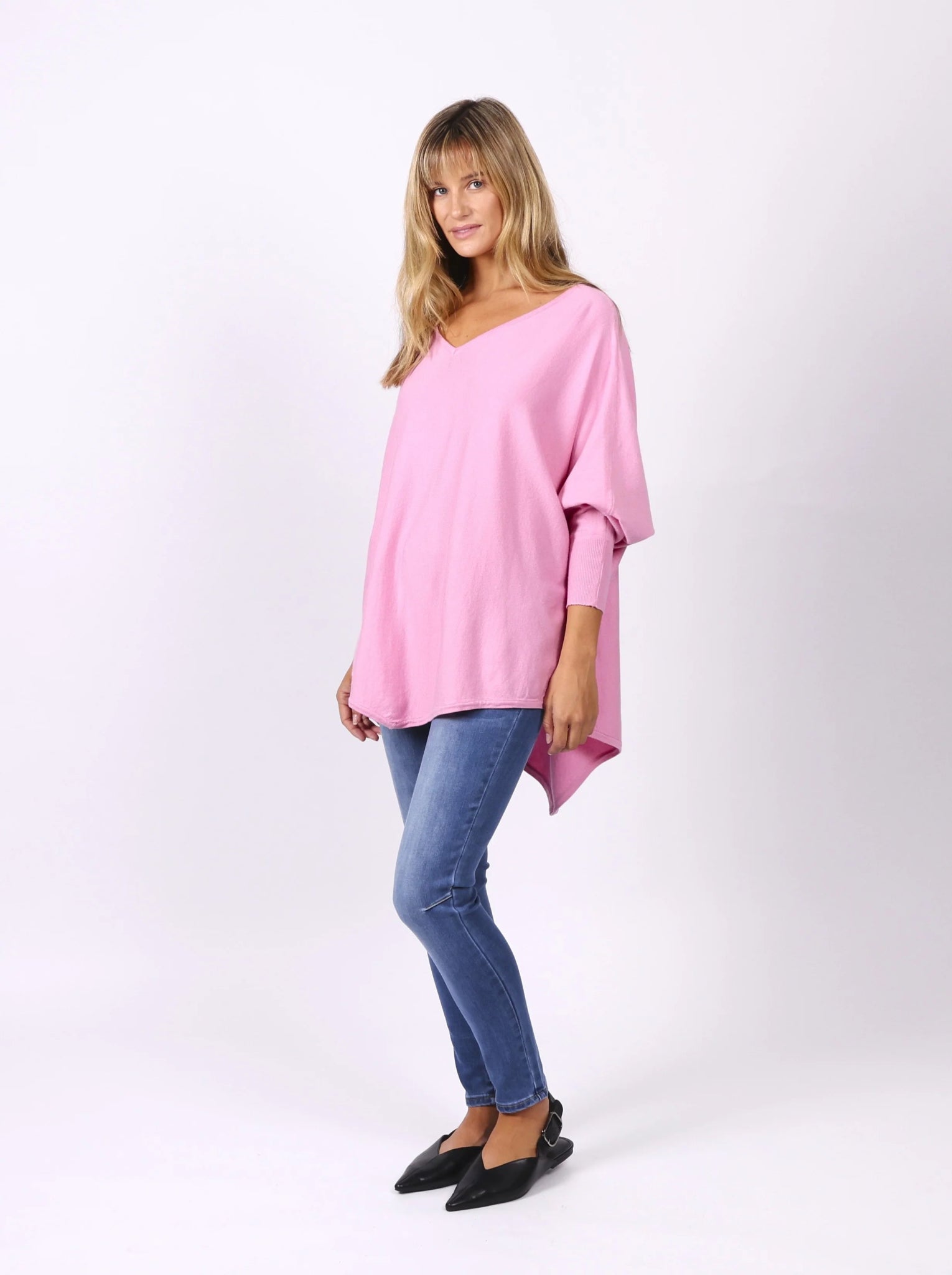 Zoe Oversized Knit Top (Blossom) - Something For Me​​