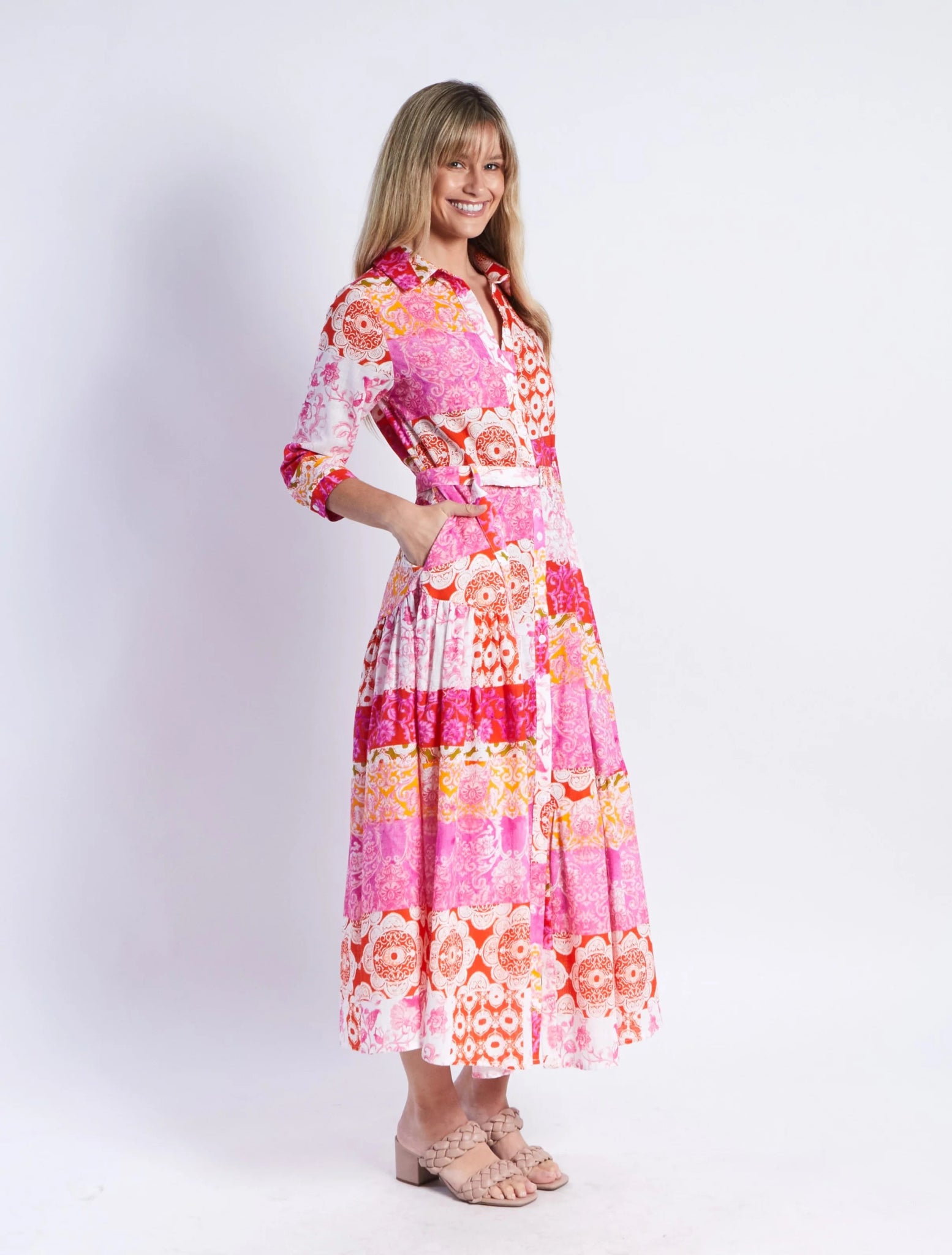 Zoe Shirt Dress (Floral) - Something For Me​​