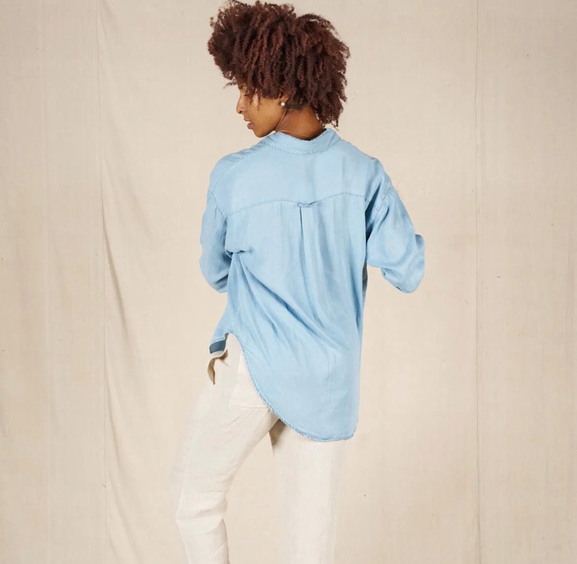 Abby Shirt (Light Blue) - Something For Me​​