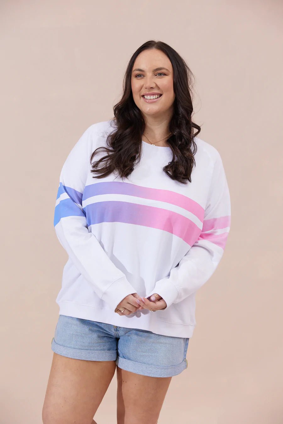 Bermuda Sweater (White Ombre) - Something For Me​​