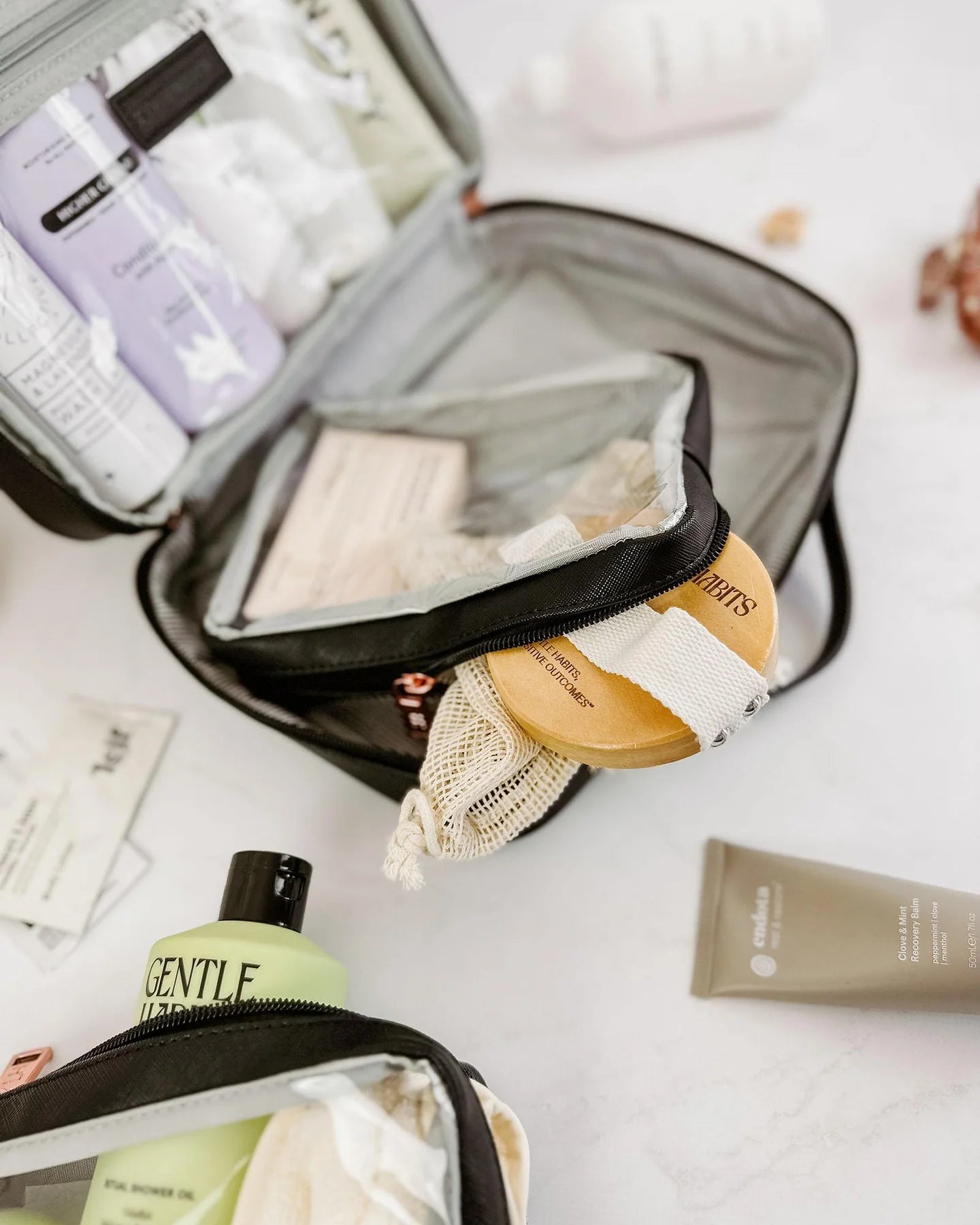 Georgie Cosmetic Case (Black) - Something For Me​​