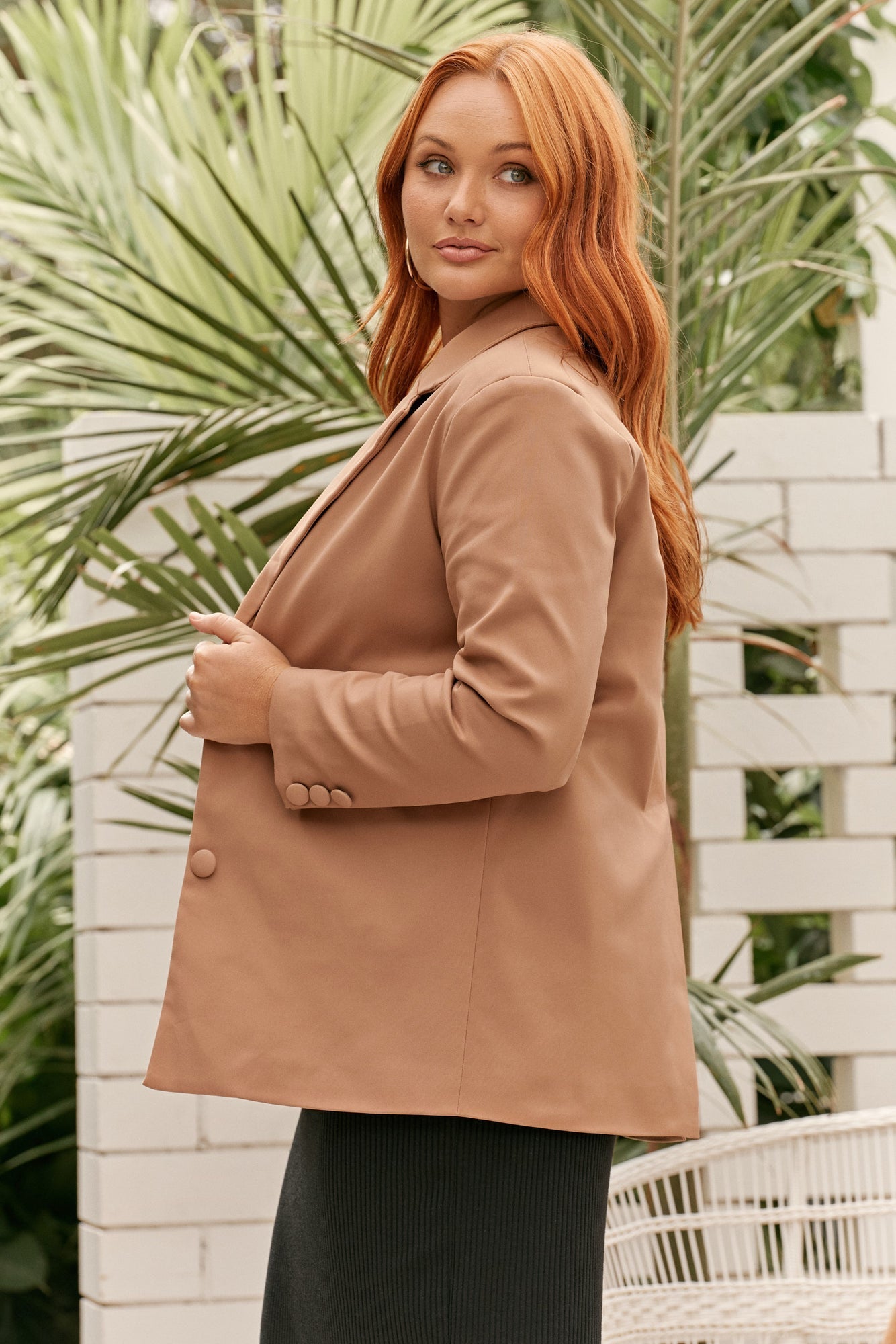 Kayla Jacket (Camel) - Something For Me​​
