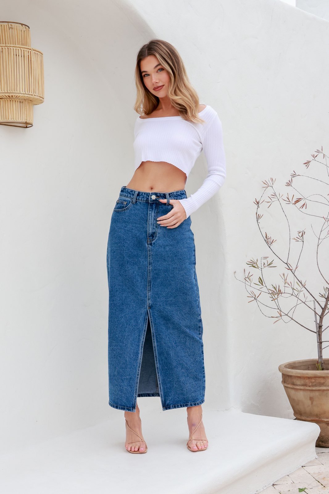 Lucy Skirt (Dark Blue) - Something For Me​​