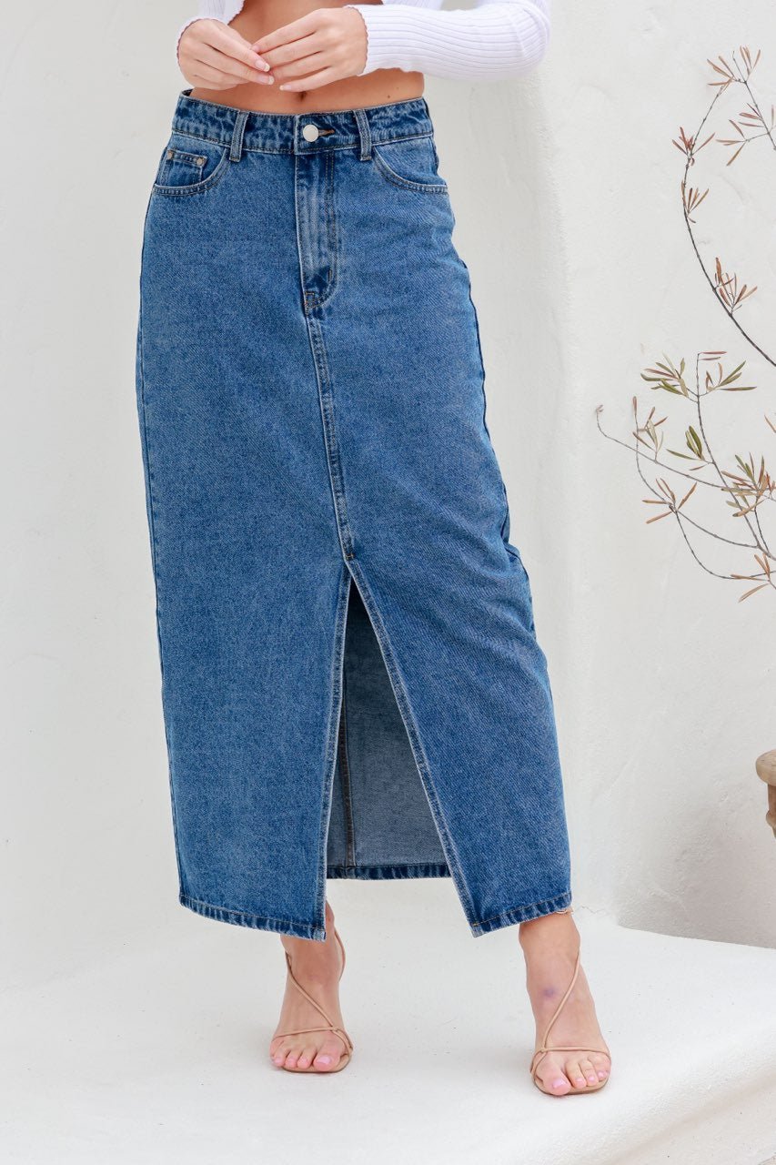 Lucy Skirt (Dark Blue) - Something For Me