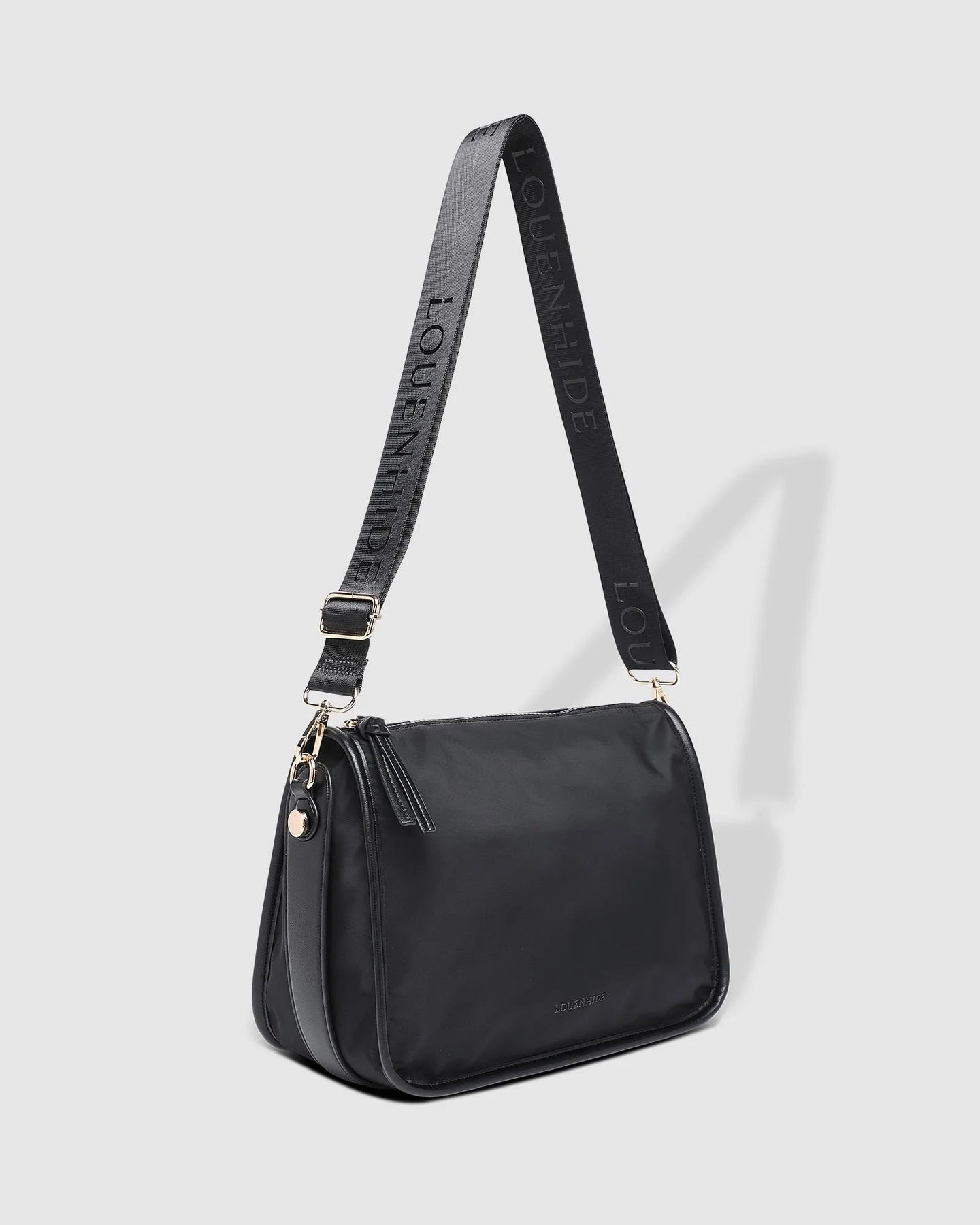 Milan Nylon Crossbody Bag (Black) - Something For Me​​