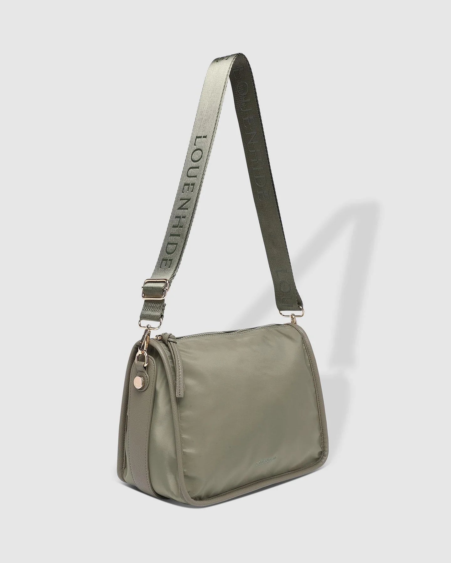 Milan Nylon Crossbody Bag (Khaki) - Something For Me​​