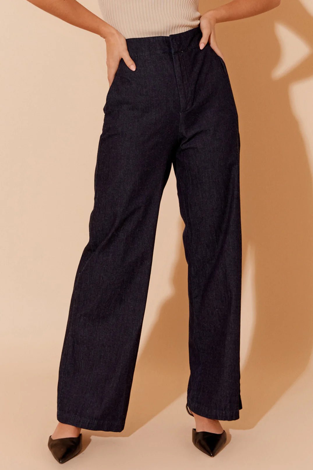 Nisha Denim Pant (Denim) - Something For Me​​