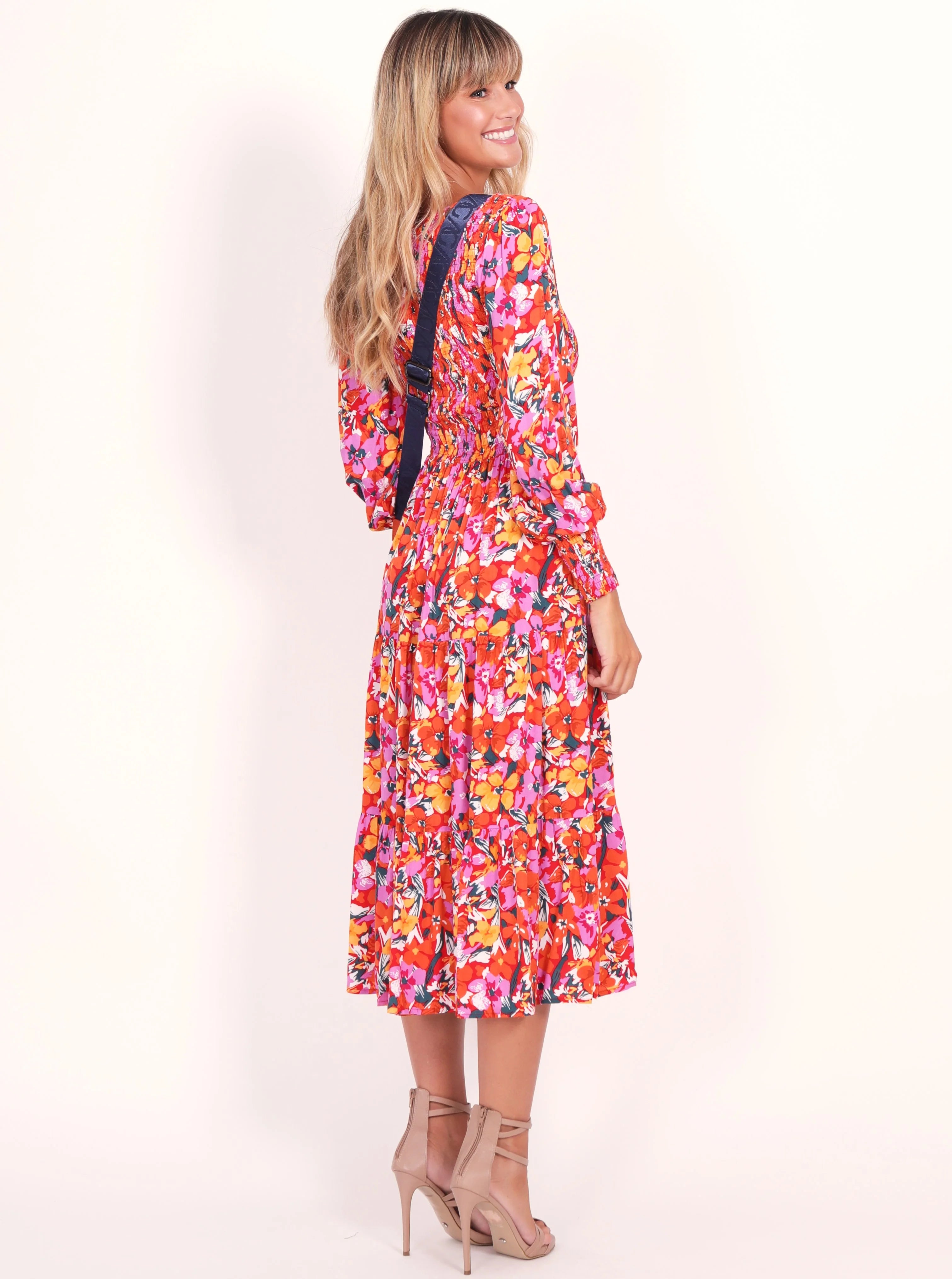 Phoenix Dress (Pink Floral) - Something For Me​​