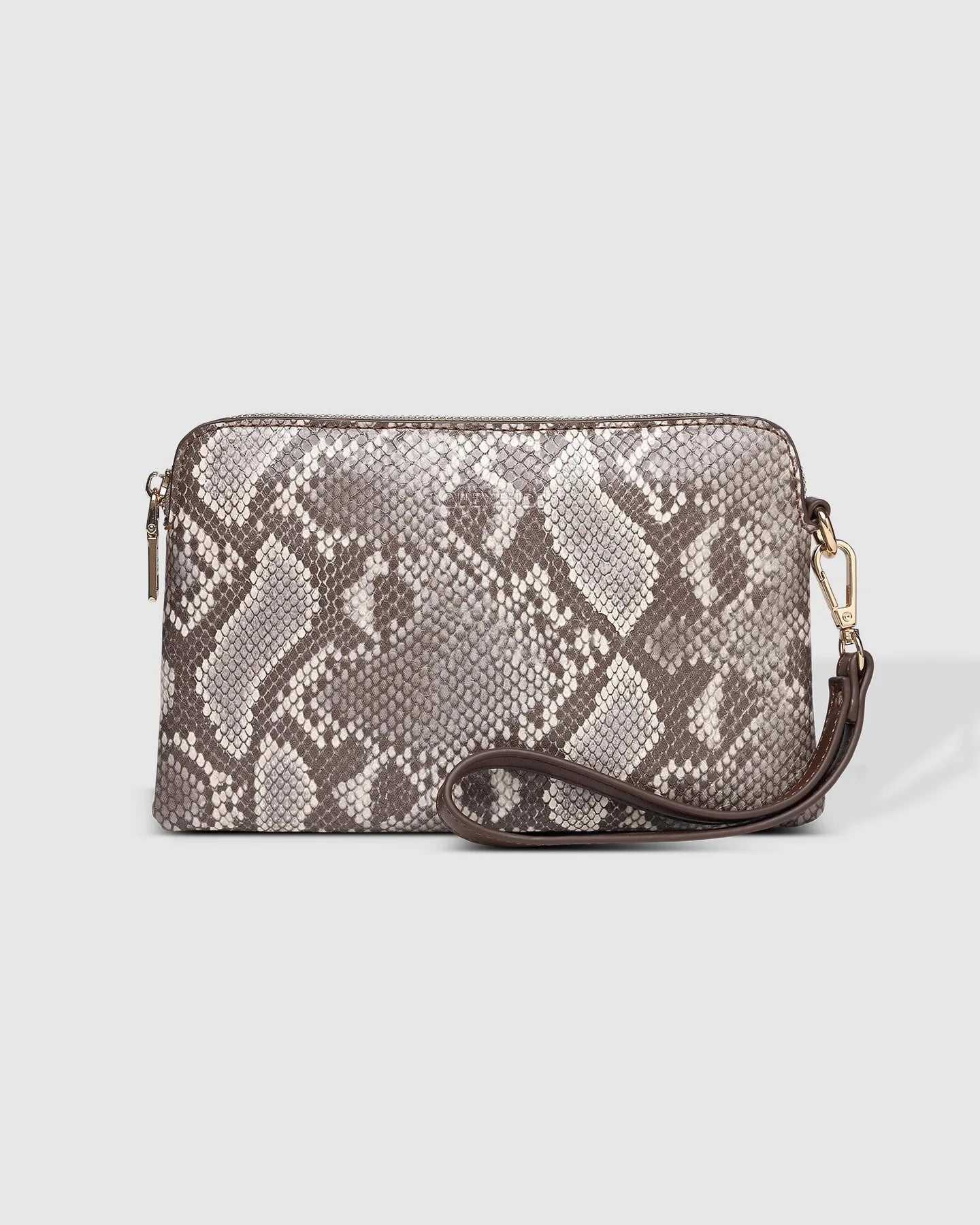 Poppy Clutch (Python Coffee) - Something For Me​​