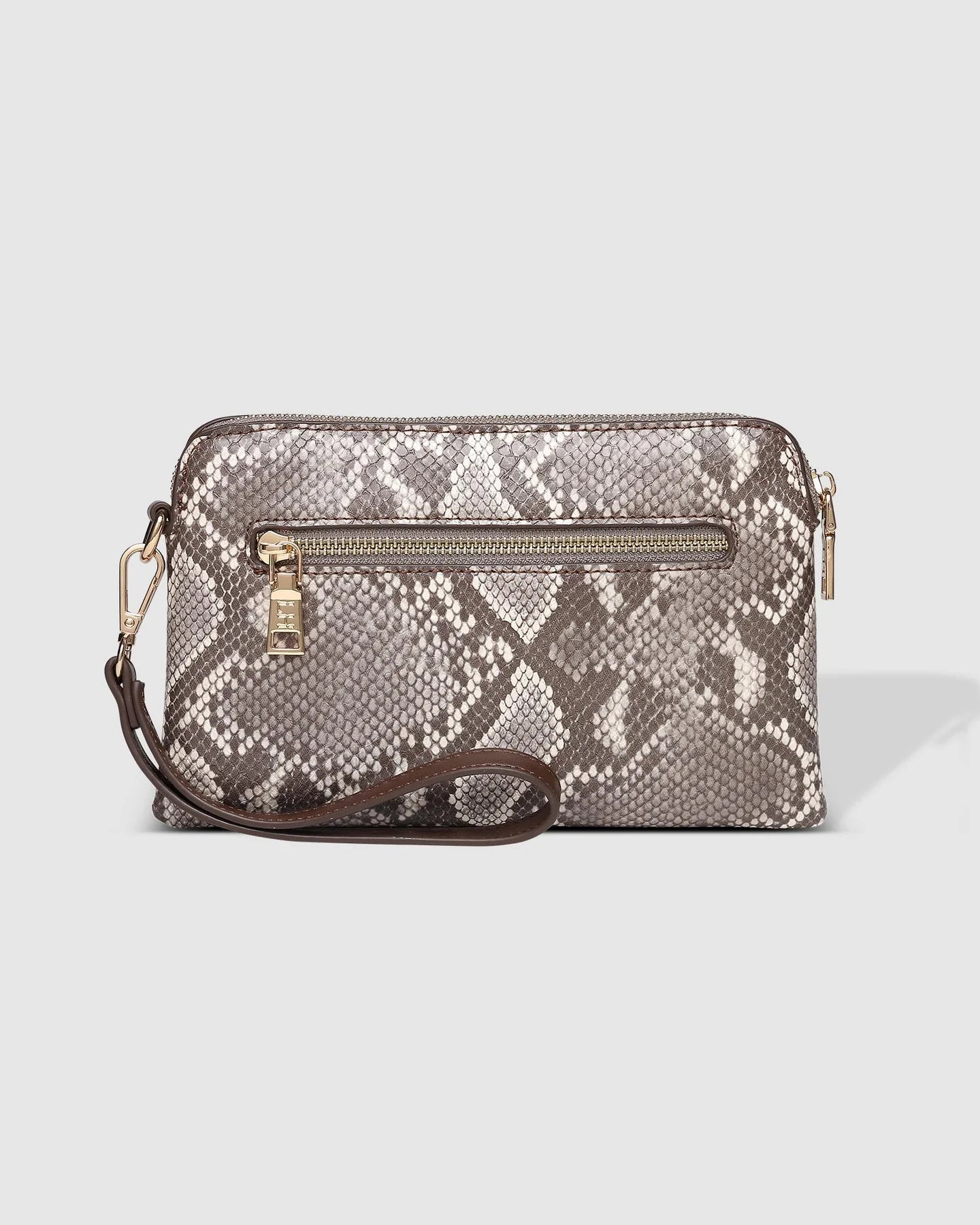 Poppy Clutch (Python Coffee) - Something For Me​​