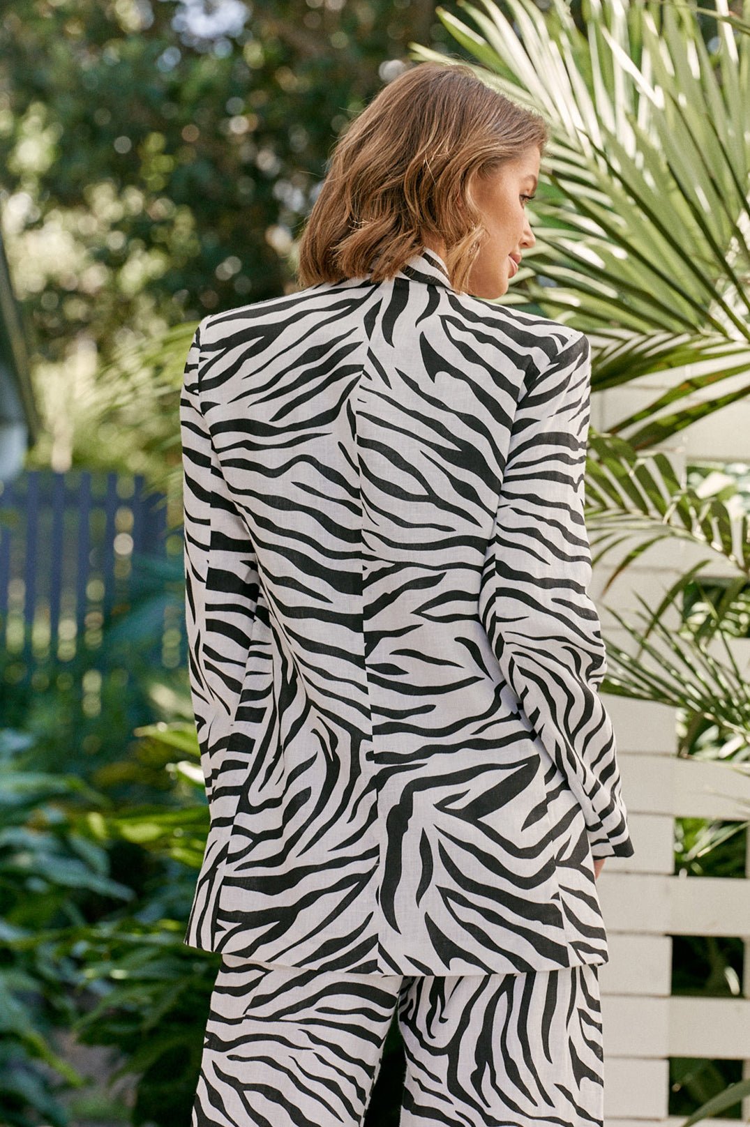 Zebra blazer hotsell