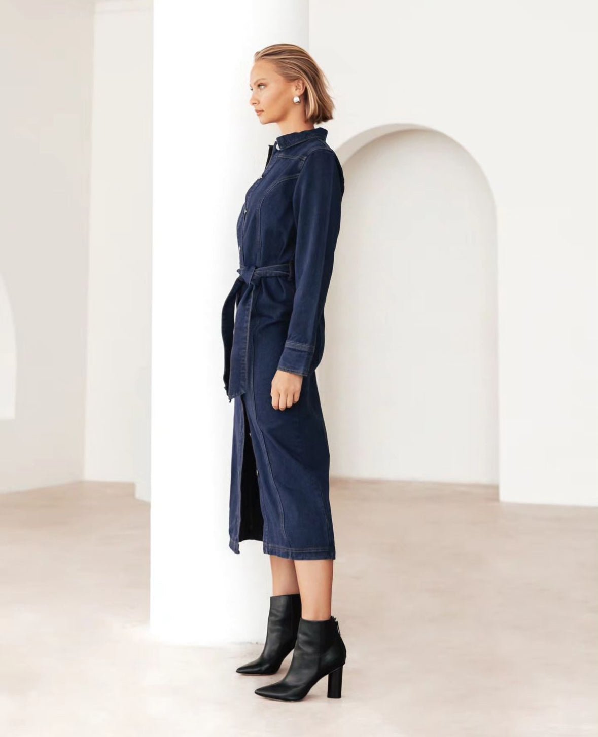 Serafina Dress (Indigo) - Something For Me​​