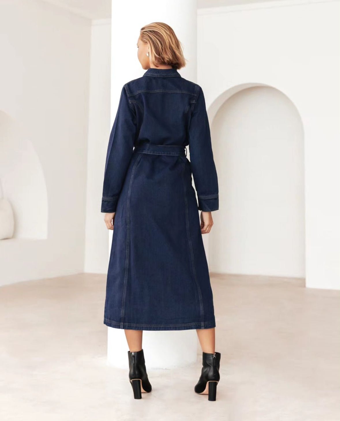 Serafina Dress (Indigo) - Something For Me​​